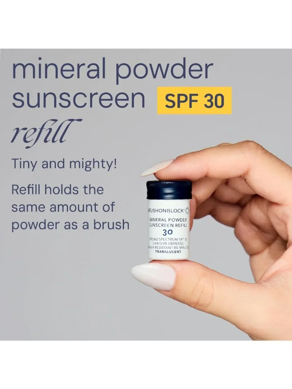 Mineral Sunscreen Powder Refill SPF 30, Broad-Spectrum UVA UVB Protection